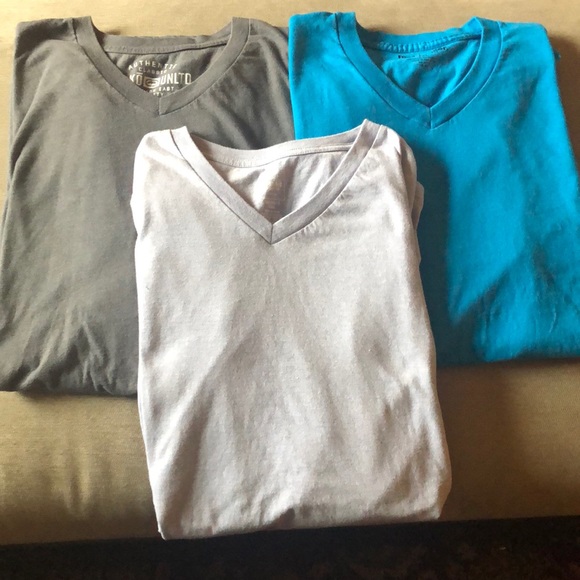 Other - ❤️ Bundle of Three XXL V-Neck Tees